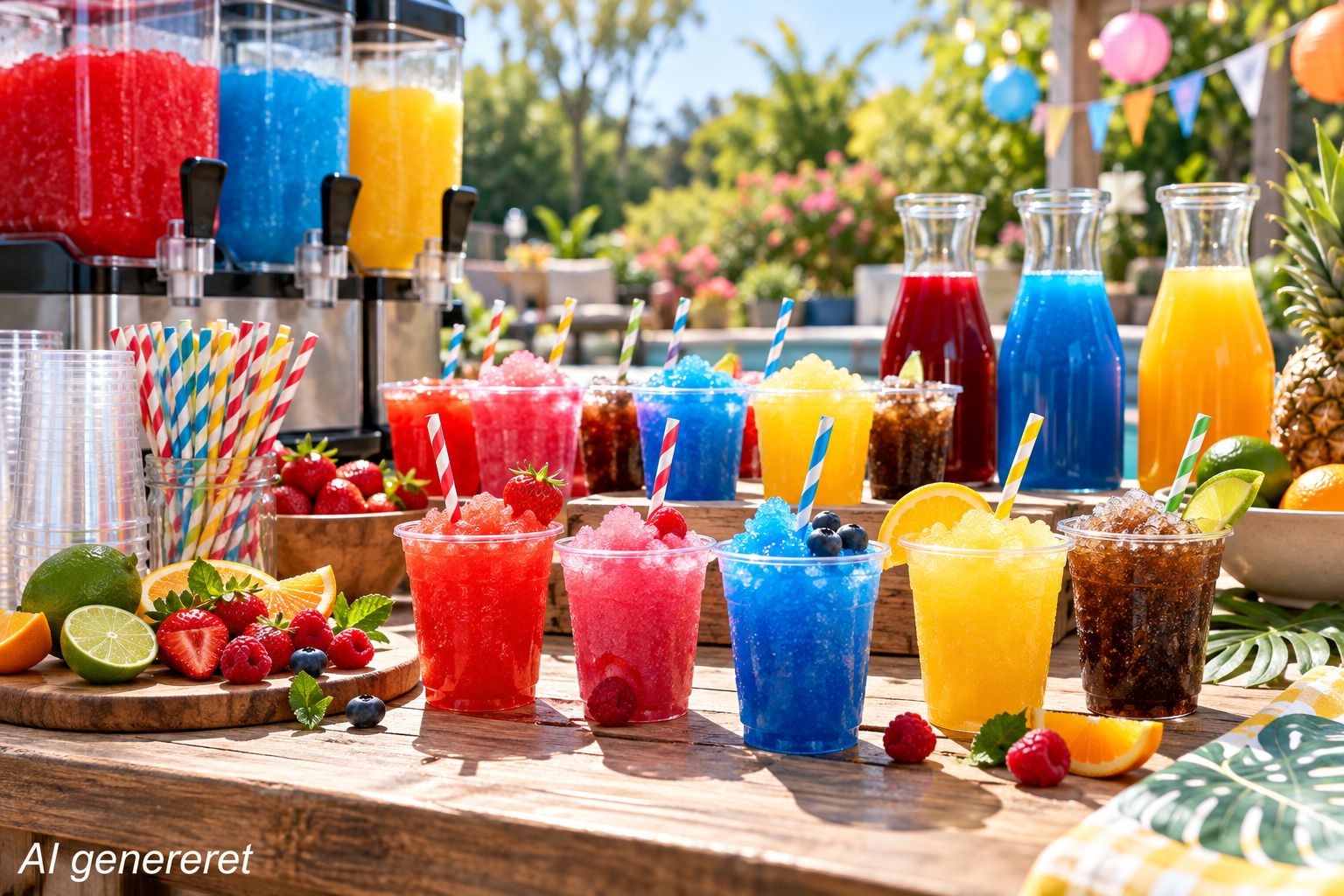 Slush koncentrat till sommarfesten – så väljer du rätt smak och mängd